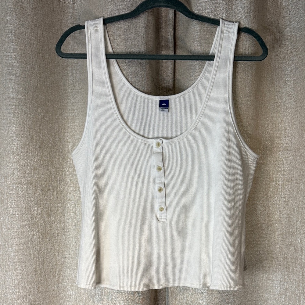 OLD NAVY Henley tank Top